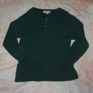 Montana Blues Jean Company Women's Green Long Sleeve Sweater Size XL
